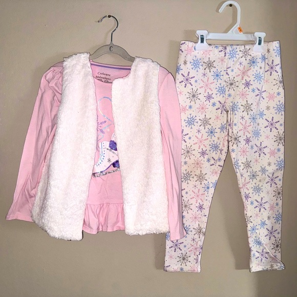 Catherine Malandrino, girls 3 piece matching set size 7/8 - Picture 1 of 7